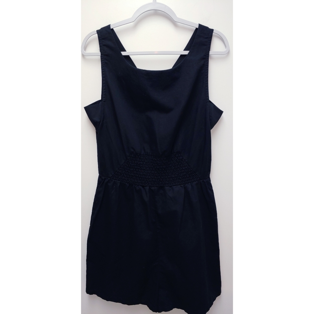 Kate Spade Saturday Black Romper Shorts Size L